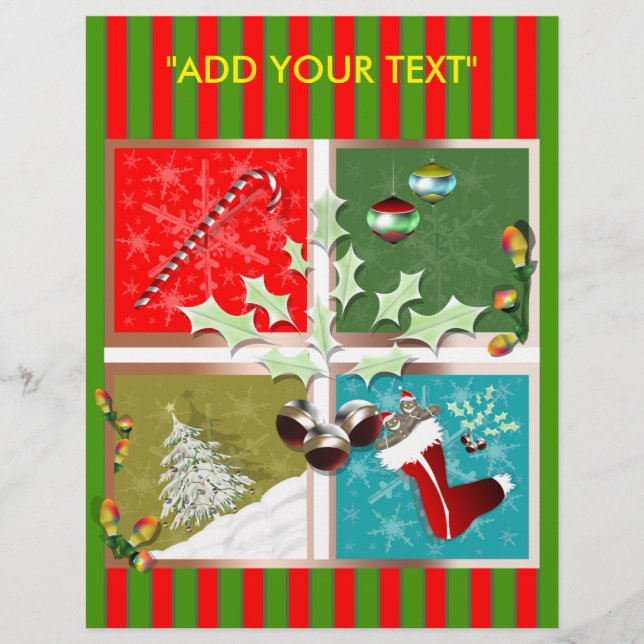 Símbolos do Folheto de Natal (Frente)