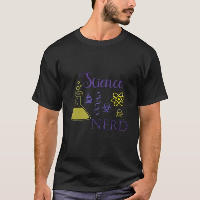 Símbolos do Nerd da ciência camisa das mulheres (Frente)