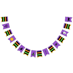 Símbolos Halloween Bandeiras de Bunting
