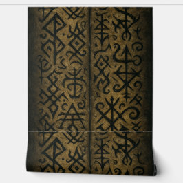 Símbolos Místicos e Papel de parede oculto escuro