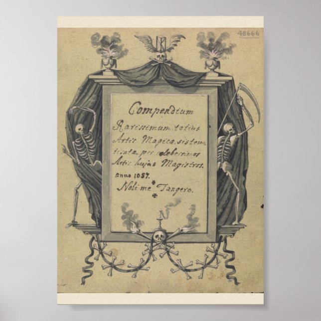 Símbolos ocultos da Vintage Poster (Frente)