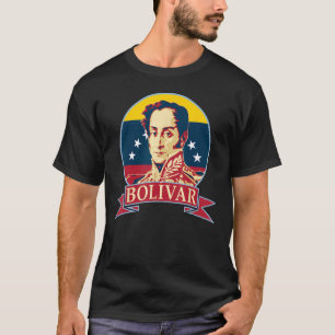 Simon Bolivar Venezuela Propaganda Camisa De Arte