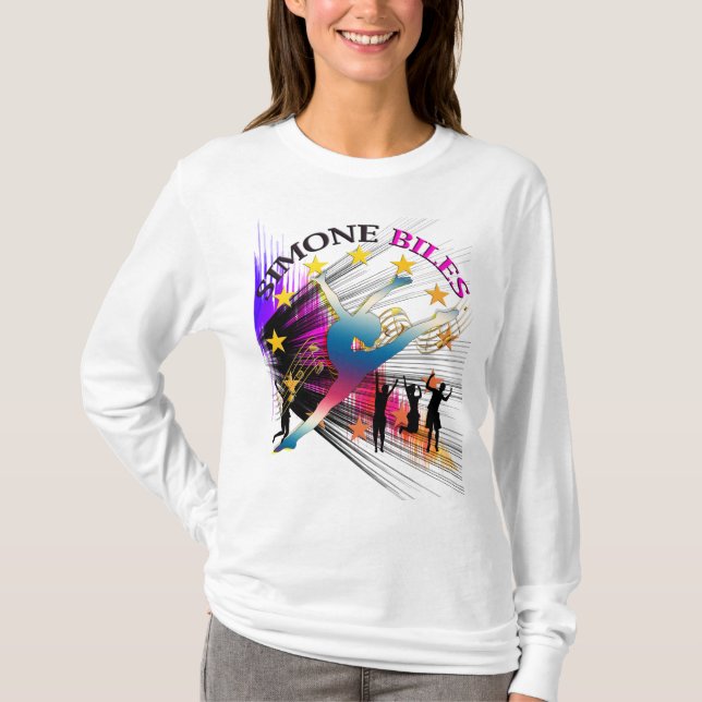 Simone Biles acessórios Camisetas    mulheres  (Frente)