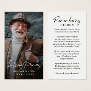 Simpatia Fotográfica Cartões de Oração Memorial Fu