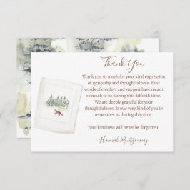 Simpatia Funeral da Floresta Natureza Cartões de a