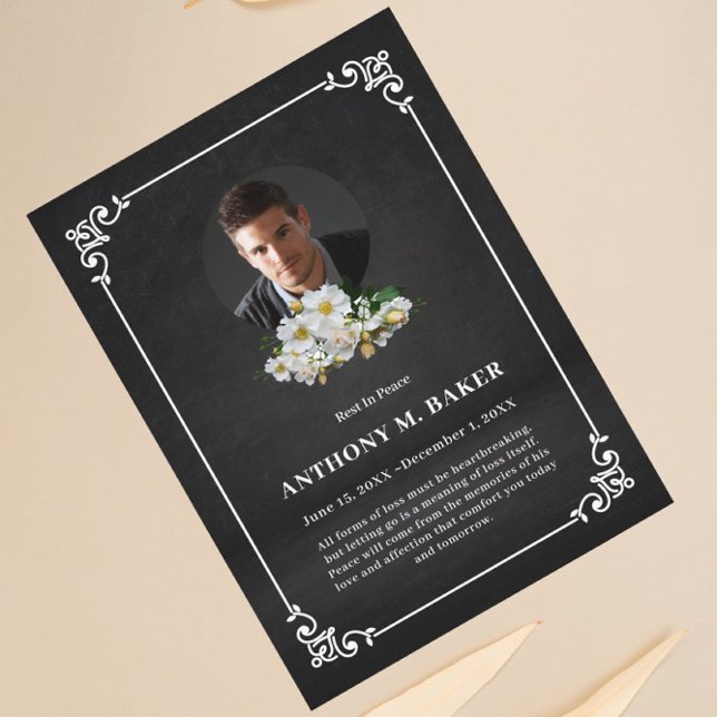 Simpatia Funeral de Foto Personalizada de Quadro B (Criador carregado)