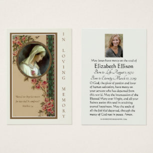 Simpatia Funeral Virgem Maria Religiosa