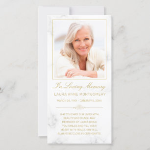 Simpatia Marble Dourado Script Cross Photo Prayer