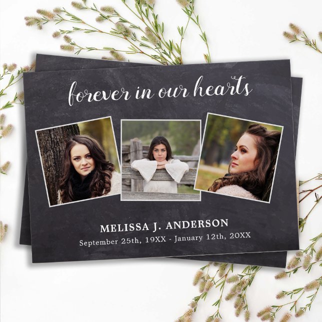 Simpatia Memorial Funeral 3 Cartão de Oração Fotog (Criador carregado)