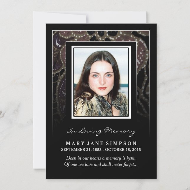 Simpatia Obrigado Cartão com fotos Memorial por el (Frente)