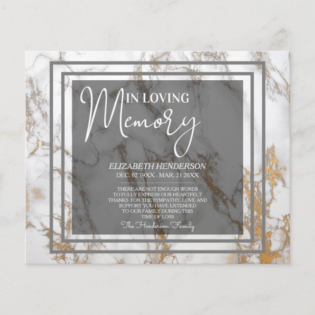 Simpatia orçamentária Em Memória Adorável. Folheto (Frente)