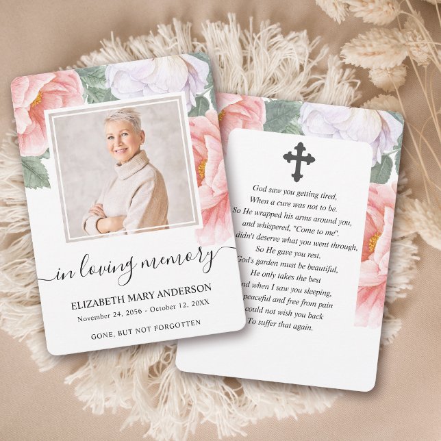 Simpatia por Aquarela Botânica Cartão de Oração Fu (Criador carregado)