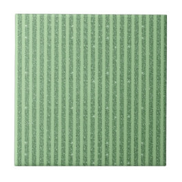 Simple Forest Green Glitter Style Vertical Stripes