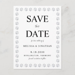 Simple Paw Imprime Casamento Salve O Convite De Da