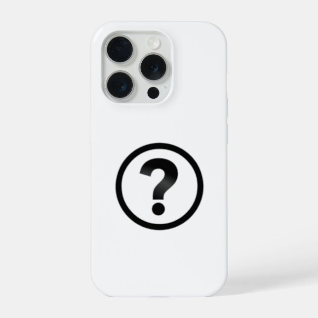 Simple question mark (Verso)