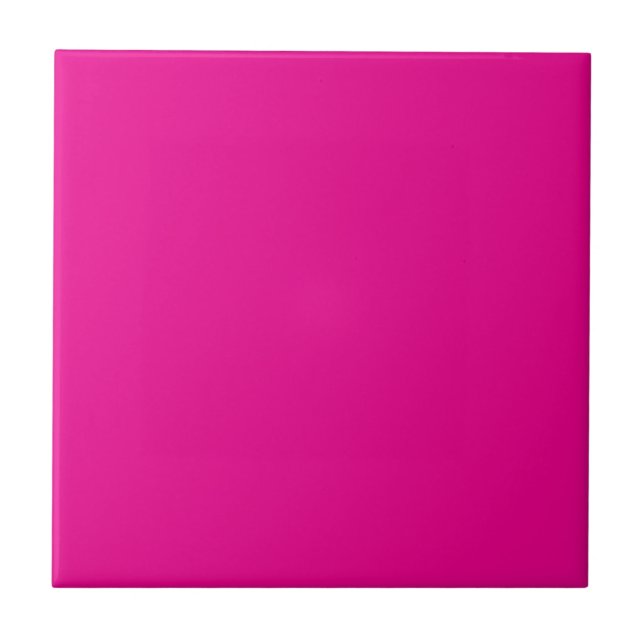 SIMPLE STYLISH MODERN BRIGHT HOT PINK (Frente)
