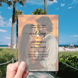 Simple Text Overlay Photo Wedding
