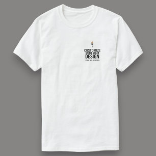 Simples Camiseta Empresarial Corporativa Personali