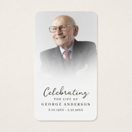 Simples Cartão com fotos de Oração para Memorial F