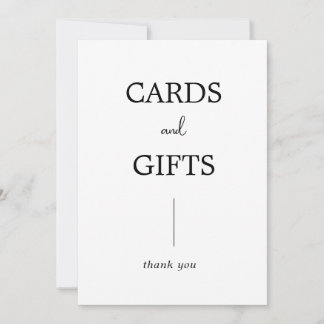 Simples Cartão de Casamento Moderno e Sinal de Pre