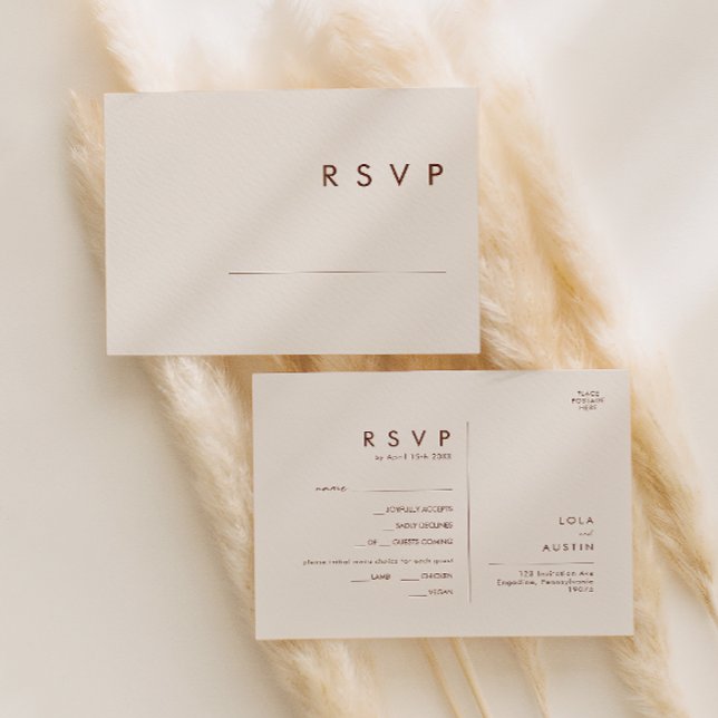 Simples Cartão de Resposta de Escolha de Menu Bran (Criador carregado)