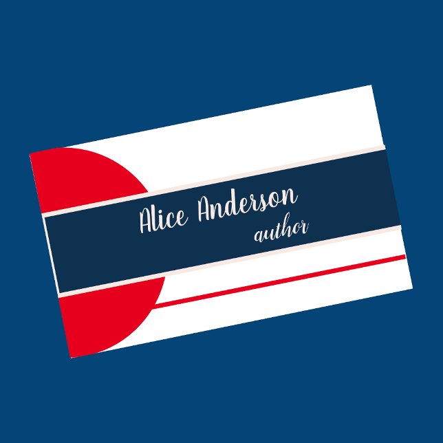 Simples Cartão de visita feminina mínima elegante (Criador carregado)