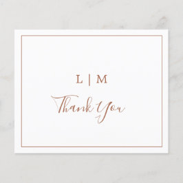 Simples Cartões de agradecimentos de Casamento do 