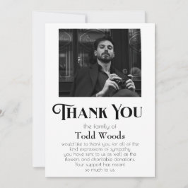 Simples Cartões de agradecimentos de Simpatia de F