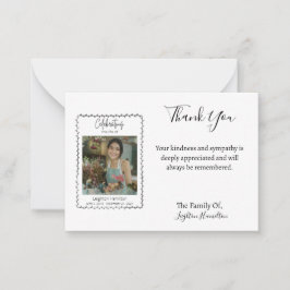 Simples Cartões de agradecimentos de Simpatia de F