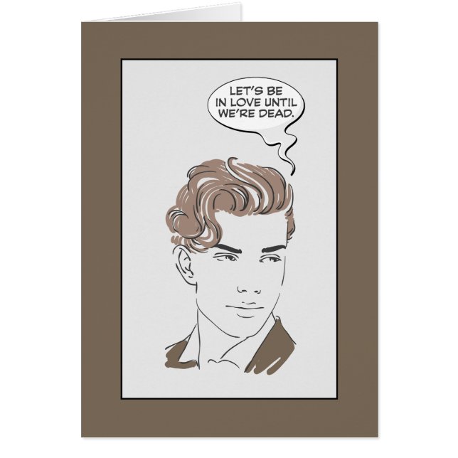 Simples cartões de aniversário #1 para Romance do  (Frente)