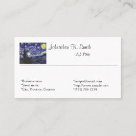 Simples cartões de visitas pessoais de arte