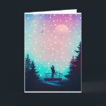 Simples Casal Romântico sob o Cartão de Férias de<br><div class="desc">Para mais personalização, clique no botão "Personalizar" e use nossa ferramenta de design para modificar este modelo. Se as opções estiverem disponíveis, você poderá alterar o texto e a imagem simplesmente clicando em "Editar/Remover Texto ou Imagem Aqui" e acrescentando o seu próprio texto. Se quiser que este design seja adicionado...</div>