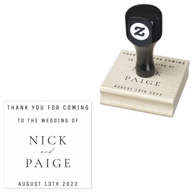 Simples Casamento Clássico Favorito Carimbo De Bor (Carimbado)