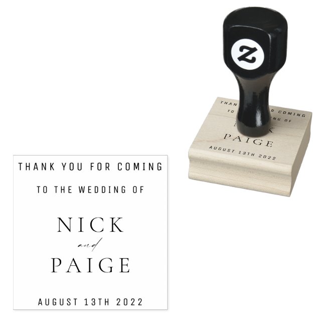 Simples Casamento Clássico Favorito Carimbo De Bor (Carimbado)