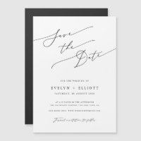 Simples Casamento De Script Elegante Salva O Magne