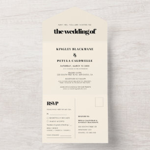 Simples casamento elegante e chic