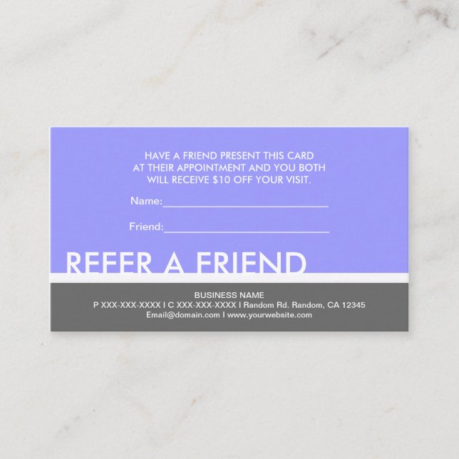 Simples cinzentos da pervinca consultam cartões (Frente)