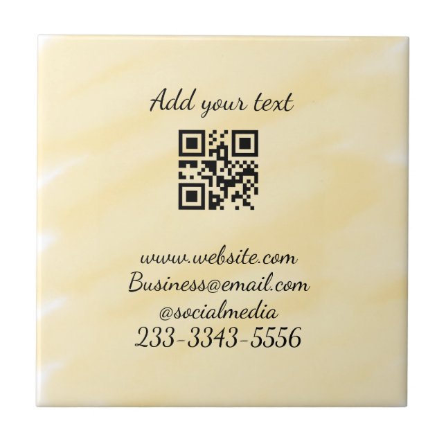 simples código QR personalizado adicionar seu nome (Frente)