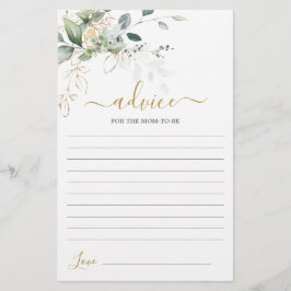 Simples conselho verde para a mãe ser entregue