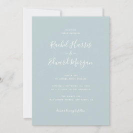 Simples Convite De Casamento Moderno Minimalista