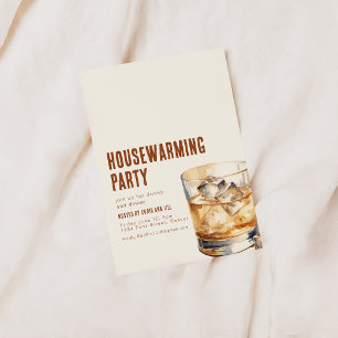 Simples Convite de festas de Aquecimento Doméstico