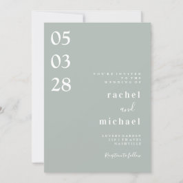 Simples convite elegante