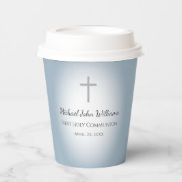 Simples Cross Blue Boys Primeira Celebração da Com