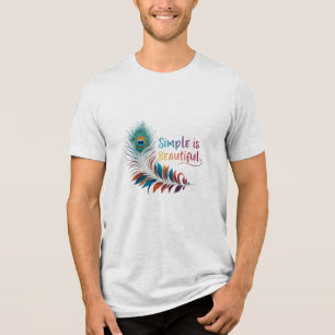 Simples é Belo - Bella+Canvas Triblend