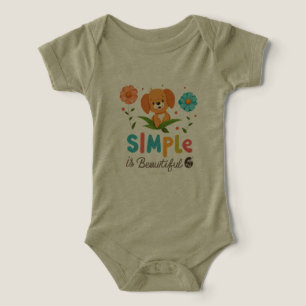 Simples é Bonito - Bella+Canvas Criança