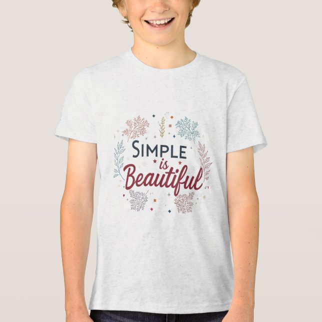 Simples é Bonito - Triplo Blend para Juventude Min (Frente)