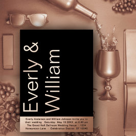 Simples e Elegante Rosa minimalista Dourado