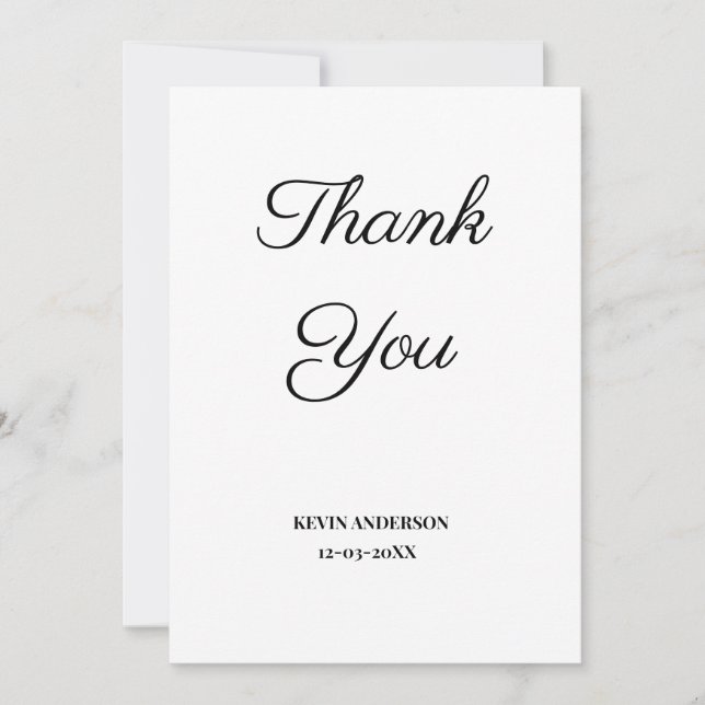 simples e mínimo adicionar o anúncio de nascimento (Frente)