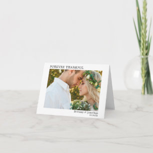 Simples e Moderno Nota de Agradecimento para Sempr