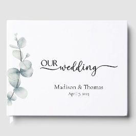 Simples Elegância - Eucalipto - Livro de Visitas